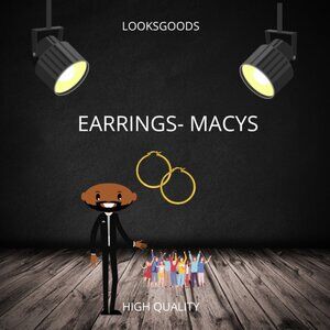 Earrings from major department store